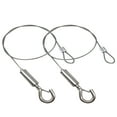thumbnail image 1 of Miangastore Ceiling Wire Hanger Carbon Steel Round For Lighting Setup 2Set 59In x 0.06In, 1 of 8