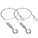 thumbnail image 1 of 2 uds 100cm lámpara de planta de acuario cuerda colgante luz de techo Cables de suspensión de cuerda de alambre colgante con bloqueo de rosca para luz de planta (plata), 1 of 5