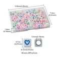 thumbnail image 4 of 1Box 210Pcs 6 Colors Opaque White Acrylic European Beads Large Hole Beads Cube with Heart White 7x7x7mm Hole: 4mm 35pcs/color, 4 of 5