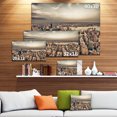 thumbnail image 3 of Manhattan Skyscrapers Aerial View - Modern Cityscape Canvas Art Print, 3 of 4