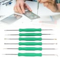 thumbnail image 3 of Fdit for PCB Cleaning Tool,6pcs Professional Electronic Heat Assist Solder Welding Repair Tool Kit for PCB Clean,Solder Aid Tool Set, 3 of 9