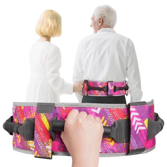 ENLUNTRA Gait Belt Transfer Belt with Handles,Medical Belt for Elderly bariatric and Disabled,gate Strap Quick Release Buckle for Lifting Patients,Assistance Products and Nursing Safety Patient