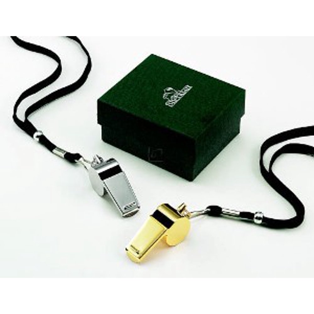 COACH WHISTLE, GOLD PLATED .