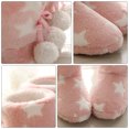 thumbnail image 5 of 1 Pair Fashion Star Pattern Women Boots Plush Winter Warm Ankle Bootie Slippers, 5 of 5