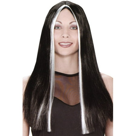 Black Vampiress Wig - Vampiress Wig Adult Halloween Accessory