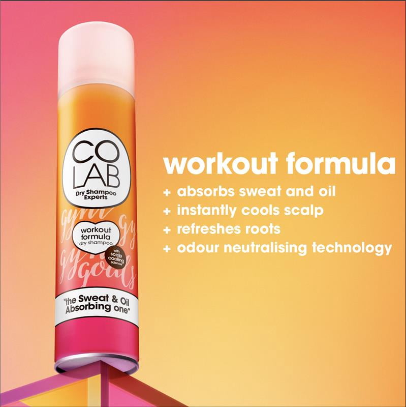 COLAB Workout Formula Dry Shampoo, 4.1 oz
