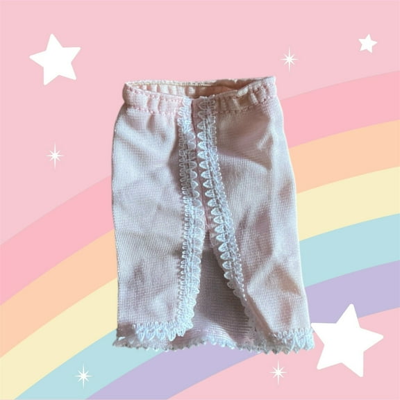 Barbie doll clothing 1979 Best Buy Fashion #1350 Pink slip skirt