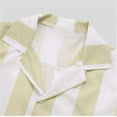 thumbnail image 5 of BOBOGOJP Chemise Hawaïenne pour Hommes Manches Courtes Boutonnée Mode Texturée Été Plage, YE1 TG, 5 of 5