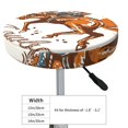 thumbnail image 3 of Cauagu Cowboy Riding Horse Print Round Stool Covers,Seat Cushion for Round Bar Stool Chair Seat Cover for Bar Round Chair Fits for 12/13/14in Bar Stool Cushion, 3 of 7