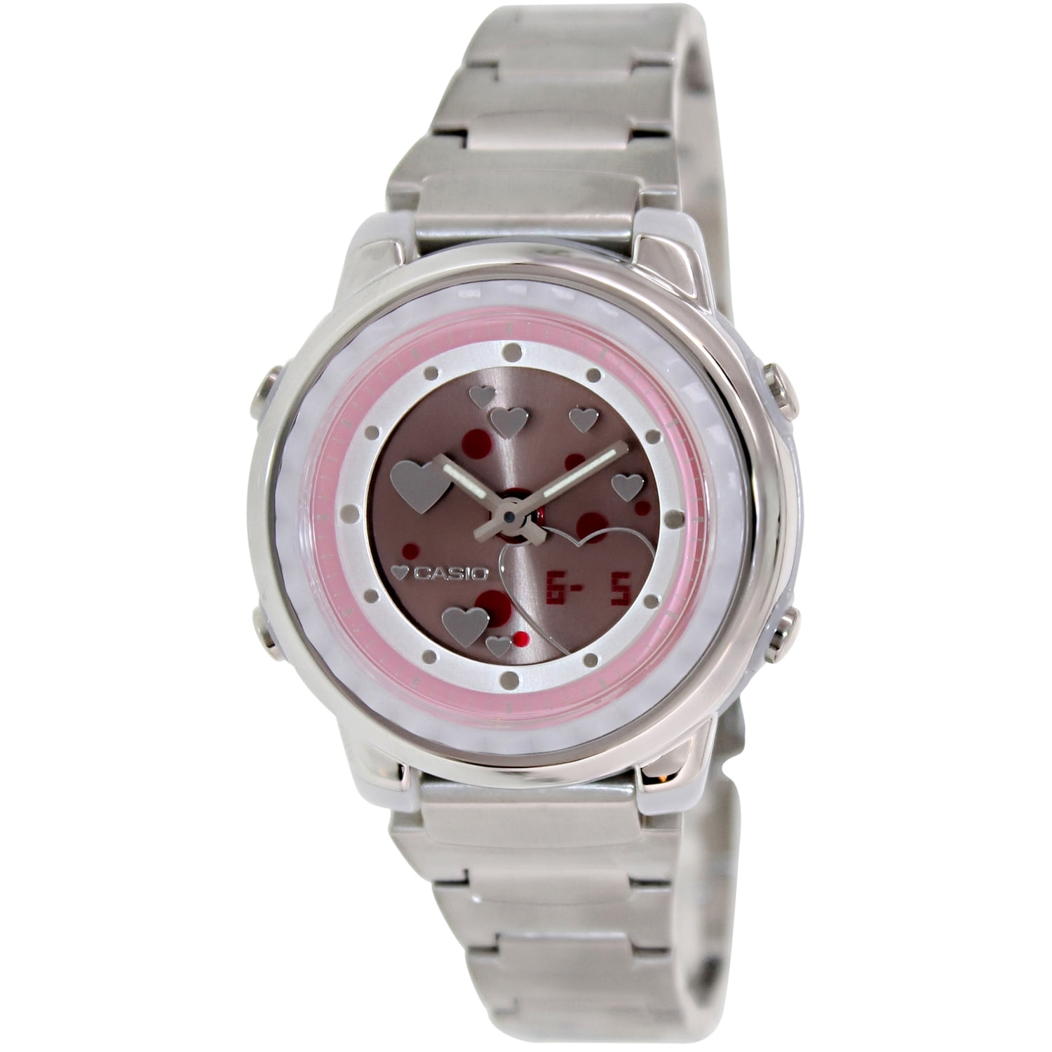 casio ladies silver watch