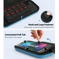 thumbnail image 4 of KothabCarrying Case for NS Switch 2 2025, Protective Hard Shell Portable Travel Carry Case Pouch Holds 10 Cartridges Pockets for Switch 2 Accessories and Games, Red Blue, 4 of 15