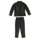 thumbnail image 2 of Women Pure Color Business Suit Pants Slim Fit Comfortable Breathable Plain Color Office Work Suit Set Black XL, 2 of 26
