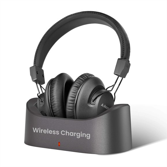 Avantree Audition 3 - Bluetooth 5.3 Over-Ear Headphones with Wireless Charging Dock