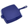 thumbnail image 3 of Staub Cast Iron 12-inch Square Grill Pan - Dark Blue, 3 of 4
