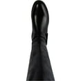 thumbnail image 4 of Baretraps Women's Abram Laser Cut Mixed Media Riding Boots Black Size 5 M, 4 of 5