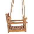 thumbnail image 5 of Teak Wood Chippendale Double Outdoor Patio Swing, 5 of 5
