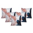thumbnail image 1 of Oussum Housses de Coussin Décoratives en Coton Impression Numérique Fermeture Éclair Ensemble de 5, 1 of 5