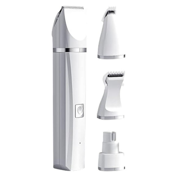 SXcggal 4 In 1 Pet Hair Shaver 2025 New E Lectric Dog Trimmer For P Aws Pet Clip Pers Low Noise Cordless Quiet Hair Clip Pers Set P Aw Trimmer For Dogs Cats P E T S Cute Practical Pet Accessories