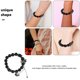 thumbnail image 3 of Pulsera unisex de cuentas de piedra oscura, pulsera antigua con dijes de serpiente, luna y dragón para uso diario, pulsera decorativa de cuentas, 3 of 8