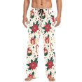 thumbnail image 7 of FORMRS Mens Pajama Pants with Pockets Sleepwear Lounge Bottoms Sizes S-2XL, Christmas Floral, 7 of 7