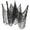 Noir, variante sur Tissu pour Événements et Fêtes d'Halloween Intérieur Extérieur 72x30 Pouces Tissu Noir pour Créer Mur de Jardin Porte d'Entrée
