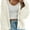 White, variant on Women's Fall Winter Chunky Knit Open Front Cardigan Long Sleeve Button Detail Loose Fit Cozy Outerwear Jacket