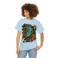 thumbnail image 4 of T-Shirt Heavy Cotton Unisex Tahiti Tropical Knolling Abstract Art 005, 4 of 5