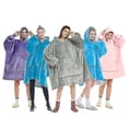 thumbnail image 1 of sudadera con capucha de gran tamaño sudadera con capucha ultra cómoda sherpa fleece sudadera gigante para adulto / a, 1 of 5
