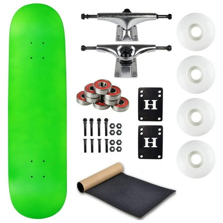 Moose Complete Skateboard Neon Green 7.5  With Silver Trucks and White Wheels price history on PriceWatchPro