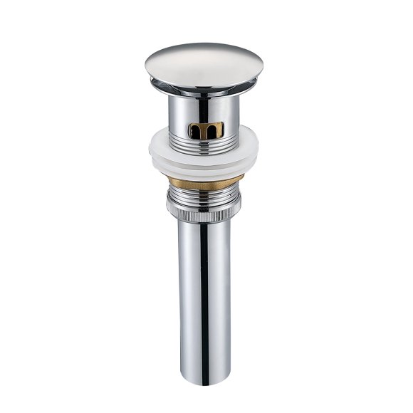 Desagüe de Lavabo de Baño RAINJESTON de Acero Inoxidable con Válvula Pop-up Cromada