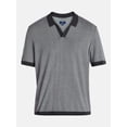thumbnail image 5 of George Men's Knit Johnny Collar Polo Shirt, Sizes S-5XL, 5 of 5