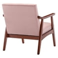 thumbnail image 6 of Convenience Concepts Take a Seat Natalie Accent Chair, Pearl Pink Fabric/Espresso, 6 of 8