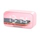 thumbnail image 2 of Despertador Portátil Con Transmisión De Voz Con Altavoz De Tarjeta Bluetooth Inalámbrico Y Radio Fm Reloj Despertador Con Espejo Led Manos Libres Eigraketly HA040716-02, 2 of 6