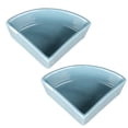 thumbnail image 1 of Bassin Alimentaire en Céramique Triangulaire 2 Pcs pour Hamster Écureuil Rat Anti-Tour Anti-Morsure, 1 of 5