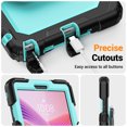 thumbnail image 7 of Case for Lenovo Tab One/K9 8.7 Inch 2025, 360 Rotating Stand Handle Shoulder Strap Heavy Duty Shockproof Cover, Sky Blue PC, 7 of 7