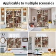 thumbnail image 5 of Country Patch Plaid Kitchen Curtains Window Panels, Brown Farmhouse Retro Bear Deer Cabin Insulated Window Treatment Curtain, Grommet Curtains for Bedroom/Living Room/Bathroom, 2 Piece 42"Wx45"L, 5 of 8