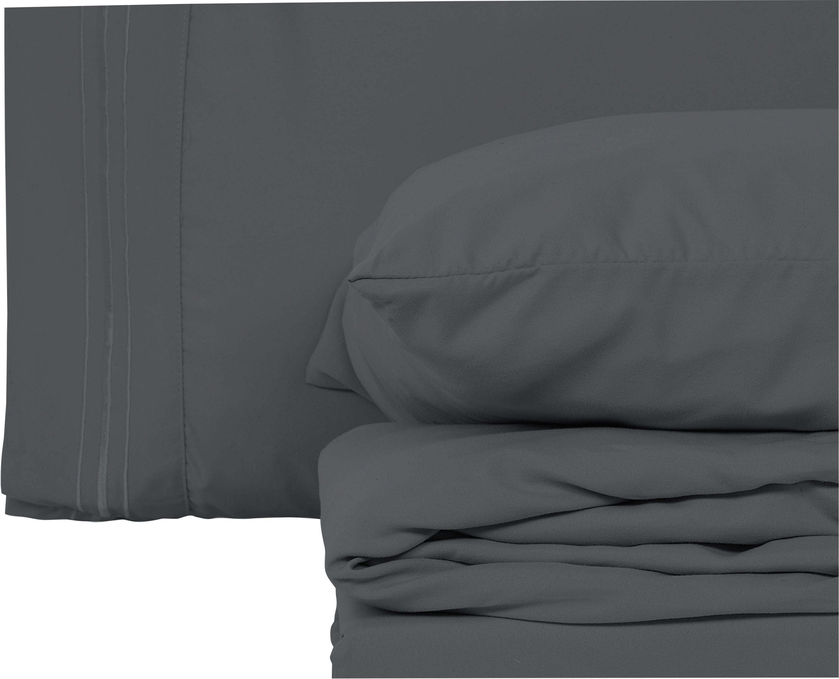 Super Soft Brushed Microfiber Bed Sheet Set 1800 Series EasyClean