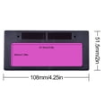 thumbnail image 4 of 2 Pack Solar Welding Filter Lens Auto Darkening Welding Helmet Lens Variable Shade Horizontal Filter Mask Lens Automation Filter Shade Eyes Lens Helmet Filter Shade, 4 of 9