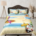 thumbnail image 1 of Playa Verano Vacaciones Costa Abuela Funda Nórdica Náutica Juego de Cama Completo, 1 of 4