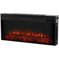 thumbnail image 4 of Bowery Hill Contemporary Electric Fireplace Entertainment Center in White, 4 of 20
