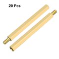 thumbnail image 3 of Unique Bargains 20 Pcs M3 45+6mm Filetage Femelle Mâle Entretoise Hexagonale en Laiton Vis Pilier PCB, 3 of 5