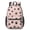 Pink, variant on Dog Paw Print and Bone Black 17" School Backpacks for Teens,Waterproof Oxford Fabric,S-Shape Padded Straps for School,Travel,Hiking,Camping