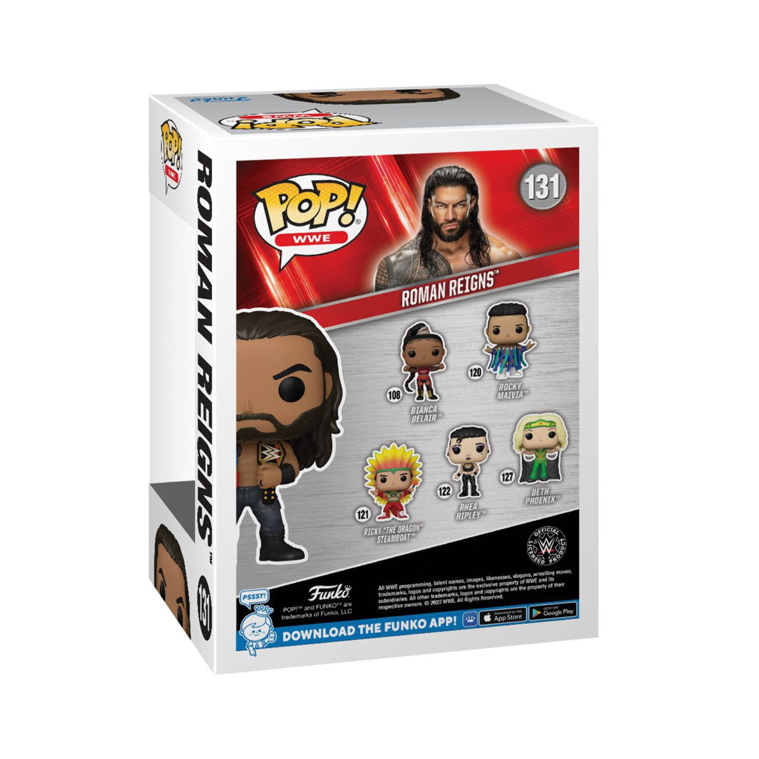 Funko Pop! WWE Roman Reigns Vinyl Figure #131 with Belts - Walmart.com