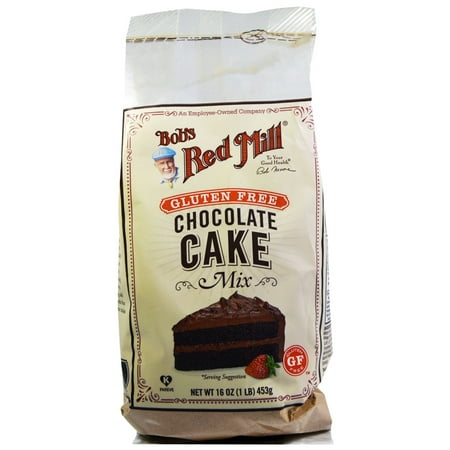 Bob's Red Mill, Gluten Free Chocolate Cake Mix, 16 oz (pack of
