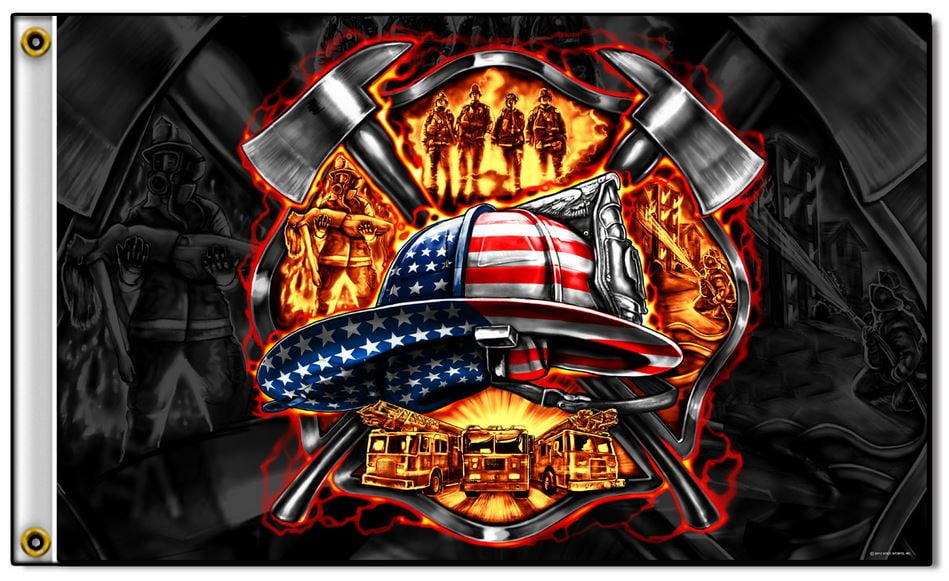 Firefighter Flag Images Browse 5314 Stock Photos  Vectors Free Download  with Trial  Shutterstock