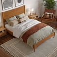 thumbnail image 4 of Pasadena Full Solid Wood Low Profile Platform Bed in Light Toffee, 4 of 13
