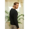 thumbnail image 5 of Wear Sierra Men's Pullover Sweater, Long Sleeve, Crewneck, for Male, Relaxed Fit, Black, X-Large, 5 of 11