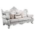 thumbnail image 2 of Traditional Living Room 2pc : Champagne & Silver Brush Beauty. Wood Build. Chenille Upholstered 5 Seat And With Cushions. Modern Style Ensemble: Elegance. Construction. Luxury Upholstery. Pillows., 2 of 3