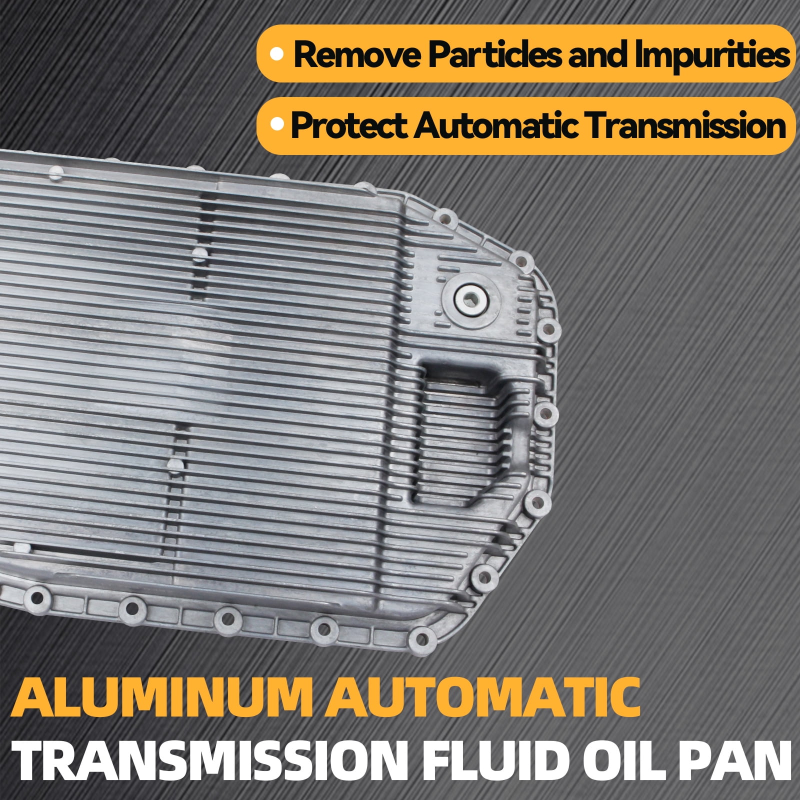 Aluminum Automatic Transmission Fluid Oil Pan 6HP19 Replacement for BMW E60 E70 E82 E85 E90 E92 E93 F01 OE24152333907