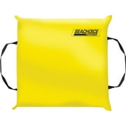 Seachoice 44900 Emergency Marine Foam Flotation Cushion, Square, 15 In. x 15 In. Safety Yellow